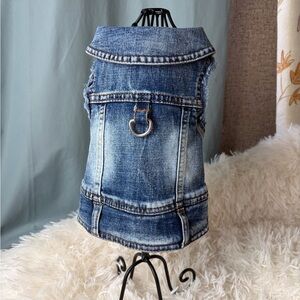 Stylish Denim Dog Vest